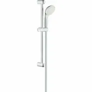 Душевой гарнитур GROHE Tempesta 100, 2 режима струи, душевая штанга 600 мм, 5,7 л/мин, хром/серый (27598001)