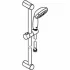 Душевой гарнитур GROHE Tempesta 100, 2 режима струи, душевая штанга 600 мм, 5,7 л/мин, хром/белый (2759810E) Душевой гарнитур GROHE Tempesta 100, 2 режима струи, душевая штанга 600 мм, 5,7 л/мин, хром/белый (2759810E)