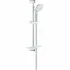 Душевой гарнитур GROHE Tempesta 100 с мыльницей, 3 режима струи, душевая штанга 600 мм, 9,5 л/мин, хром (27600001) Душевой гарнитур GROHE Tempesta 100 с мыльницей, 3 режима струи, душевая штанга 600 мм, 9,5 л/мин, хром (27600001)