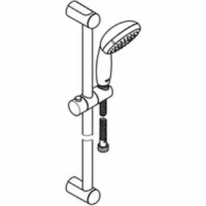 Душевой гарнитур GROHE Tempesta 100, 3 режима струи, душевая штанга 600 мм, 9,5 л/мин, хром (27794001) Душевой гарнитур GROHE Tempesta 100, 3 режима струи, душевая штанга 600 мм, 9,5 л/мин, хром (27794001)