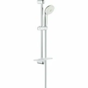 Душевой гарнитур GROHE Tempesta 100 с мыльницей, 3 режима струи, душевая штанга 600 мм, 9,5 л/мин, хром (27927001) Душевой гарнитур GROHE Tempesta 100 с мыльницей, 3 режима струи, душевая штанга 600 мм, 9,5 л/мин, хром (27927001)