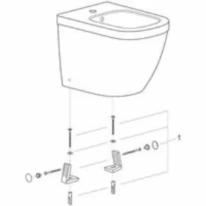 Биде напольное, GROHE Euro Ceramic, альпин-белый, (3934000H) Биде напольное, GROHE Euro Ceramic, альпин-белый, (3934000H)