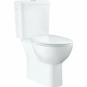 Унитаз напольный с бачком и сиденьем с микролифтом GROHE Bau Ceramic, альпин-белый (39346000) Унитаз напольный с бачком и сиденьем с микролифтом GROHE Bau Ceramic, альпин-белый (39346000)