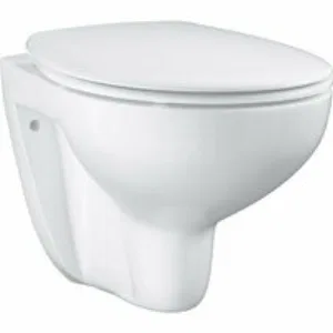 Унитаз подвесной с сиденьем с микролифтом GROHE Bau Ceramic, альпин-белый (39351000) Унитаз подвесной с сиденьем с микролифтом GROHE Bau Ceramic, альпин-белый (39351000)