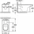 Унитаз GROHE Cube Ceramic напольный, альпин-белый (3948400H) Унитаз GROHE Cube Ceramic напольный, альпин-белый (3948400H)