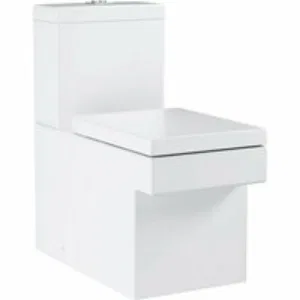 Унитаз GROHE Cube Ceramic напольный, альпин-белый (3948400H) Унитаз GROHE Cube Ceramic напольный, альпин-белый (3948400H)