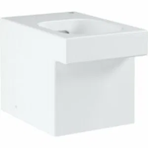 Унитаз GROHE Cube Ceramic напольный приставной, с покрытием PureGuard, альпин-белый (3948500H) Унитаз GROHE Cube Ceramic напольный приставной, с покрытием PureGuard, альпин-белый (3948500H)