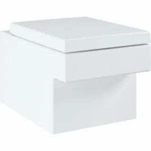 Сиденье для унитаза с микролифтом GROHE Cube Ceramic, альпин-белый (39488000) Сиденье для унитаза с микролифтом GROHE Cube Ceramic, альпин-белый (39488000)