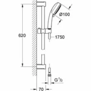 Готовый комплект для ванной комнаты GROHE Costa L, хром (NB0008-2) Готовый комплект для ванной комнаты GROHE Costa L, хром (NB0008-2)