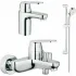 Готовый комплект для ванной комнаты GROHE Eurosmart Cosmopolitan, хром (NB0001-2) Готовый комплект для ванной комнаты GROHE Eurosmart Cosmopolitan, хром (NB0001-2)
