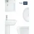 Раковина подвесная GROHE Cube Ceramic 60 см, альпин-белый (3947300H) Раковина подвесная GROHE Cube Ceramic 60 см, альпин-белый (3947300H)