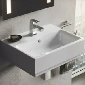 Раковина GROHE Cube Ceramic, подвесная 50 см, альпин-белый (3947400H) Раковина GROHE Cube Ceramic, подвесная 50 см, альпин-белый (3947400H)