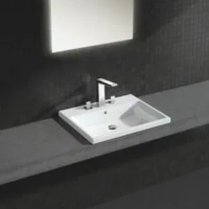 Раковина GROHE Cube Ceramic полувстраиваемая 60 см, альпин-белый (3947900H) Раковина GROHE Cube Ceramic полувстраиваемая 60 см, альпин-белый (3947900H)