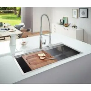 Мойка GROHE из нержавеющей стали, 1 чаша, K800 120-S 102,4/56 1.0 (31586SD0) Мойка GROHE из нержавеющей стали, 1 чаша, K800 120-S 102,4/56 1.0 (31586SD0)