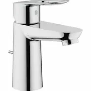 Смеситель для раковины GROHE BauLoop с донным клапаном, хром (23335000)