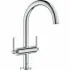 Смеситель для раковины GROHE Atrio двухвентильный, хром (21022003) Смеситель для раковины GROHE Atrio двухвентильный, хром (21022003)