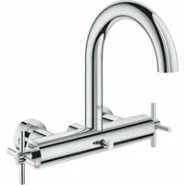 Смеситель для ванны GROHE Atrio двухвентильный, внешнего монтажа, хром (25010003)