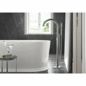 Внешняя часть смесителя для ванны GROHE Atrio напольного монтажа, двухвентильный, хром (25044003) Внешняя часть смесителя для ванны GROHE Atrio напольного монтажа, двухвентильный, хром (25044003)