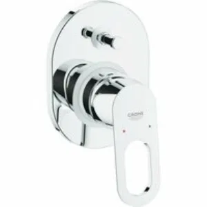 Смеситель для ванны GROHE BauLoop в комплекте с монтажной , хром (29041000) Смеситель для ванны GROHE BauLoop в комплекте с монтажной , хром (29041000)