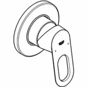 Смеситель для душа GROHE BauLoop в комплекте с монтажной частью, хром (29042000) Смеситель для душа GROHE BauLoop в комплекте с монтажной частью, хром (29042000)