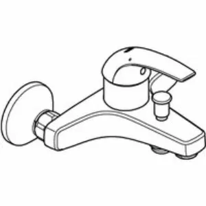 Смеситель для ванны GROHE BauCurve, хром (23599000) Смеситель для ванны GROHE BauCurve, хром (23599000)