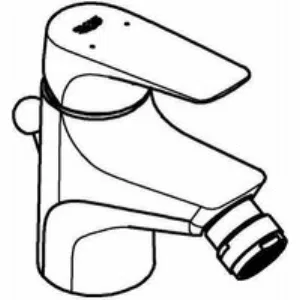 Смеситель для биде GROHE Start Flow с донным клапаном, хром (23770000) Смеситель для биде GROHE Start Flow с донным клапаном, хром (23770000)