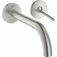 Внешняя часть смесителя для раковины GROHE Atrio Joy настенного монтажа на 2 отверстия, суперсталь (19918DC3)