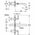 Внешняя часть смесителя для раковины GROHE Atrio на 3 отверстия, двухвентильный, суперсталь (20169DC3) Внешняя часть смесителя для раковины GROHE Atrio на 3 отверстия, двухвентильный, суперсталь (20169DC3)