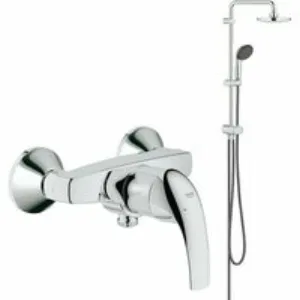 Душевая система GROHE Vitalio Start System 180 Flex со смесителем для душа, хром (NSB0150) Душевая система GROHE Vitalio Start System 180 Flex со смесителем для душа, хром (NSB0150)