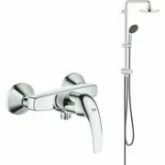Душевая система GROHE Vitalio Start System 180 Flex со смесителем для душа, хром (NSB0151)
