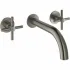 Внешняя часть смесителя для раковины GROHE Atrio настенного монтажа на 3 отверстия, двухвентильный, темный графит матовый (20164AL3) Внешняя часть смесителя для раковины GROHE Atrio настенного монтажа на 3 отверстия, двухвентильный, темный графит матовый (20164AL3)