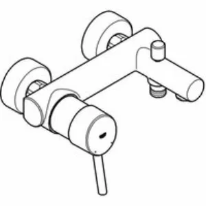 Смеситель для ванны GROHE Concetto, хром (32211001) Смеситель для ванны GROHE Concetto, хром (32211001)