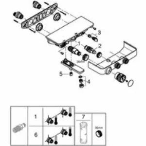 Термостат для ванны GROHE Grohtherm SmartControl, хром (34718000) Термостат для ванны GROHE Grohtherm SmartControl, хром (34718000)