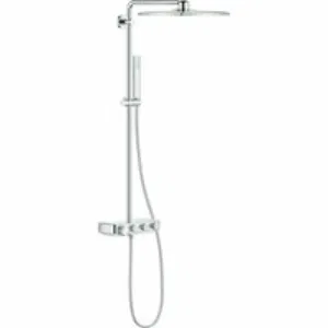Душевая система GROHE Euphoria SmartControl System 310 Cube Duo с термостатом для душа, хром (26508000) Душевая система GROHE Euphoria SmartControl System 310 Cube Duo с термостатом для душа, хром (26508000)