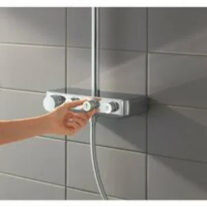 Душевая система GROHE Euphoria SmartControl System 310 Cube Duo с термостатом для душа, хром (26508000) Душевая система GROHE Euphoria SmartControl System 310 Cube Duo с термостатом для душа, хром (26508000)