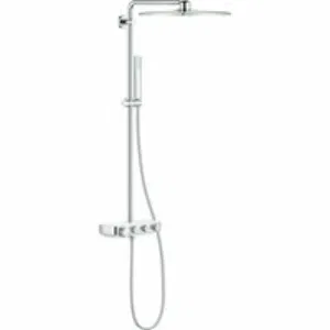 Душевая система GROHE Euphoria SmartControl System 310 Cube Duo с термостатом для душа, белая луна (26508LS0) Душевая система GROHE Euphoria SmartControl System 310 Cube Duo с термостатом для душа, белая луна (26508LS0)