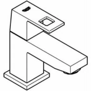 Кран для раковины GROHE Eurocube, без функции смешивания, хром (23137000) Кран для раковины GROHE Eurocube, без функции смешивания, хром (23137000)