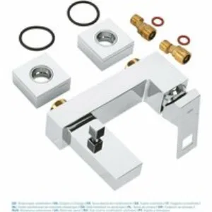 Смеситель для ванны GROHE Eurocube, хром (23140000) Смеситель для ванны GROHE Eurocube, хром (23140000)