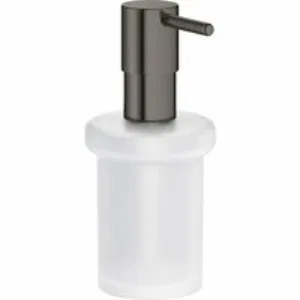 Дозатор жидкого мыла GROHE Essentials, тёмный графит глянец (40394A01) Дозатор жидкого мыла GROHE Essentials, тёмный графит глянец (40394A01)