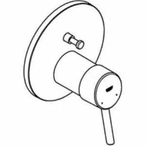 Внешняя часть смесителя для ванны GROHE Concetto, хром (24054001) Внешняя часть смесителя для ванны GROHE Concetto, хром (24054001)