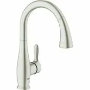 Смеситель для кухни GROHE Parkfield с вытяжным изливом, суперсталь (30215DC1)