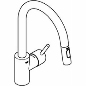 Смеситель для кухни GROHE Concetto, хром (31483002) Смеситель для кухни GROHE Concetto, хром (31483002)