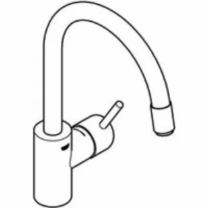 Смеситель для кухни GROHE Concetto с вытяжным изливом, хром (32663003) Смеситель для кухни GROHE Concetto с вытяжным изливом, хром (32663003)