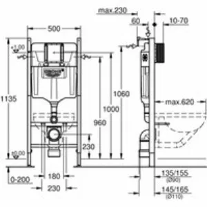 Система инсталляции GROHE Solido 5 в 1, с подвесным унитазом Bau Ceramic и панелью смыва Skate Cosmopolitan (39586000) Система инсталляции GROHE Solido 5 в 1, с подвесным унитазом Bau Ceramic и панелью смыва Skate Cosmopolitan (39586000)