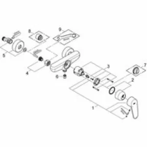 Смеситель для душа GROHE Eurodisc Cosmopolitan, хром (33569002) Смеситель для душа GROHE Eurodisc Cosmopolitan, хром (33569002)