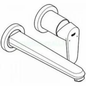 Внешняя часть смесителя для раковины GROHE Eurodisc Cosmopolitan на 2 отверстия, хром (19974002) Внешняя часть смесителя для раковины GROHE Eurodisc Cosmopolitan на 2 отверстия, хром (19974002)