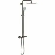 Душевая система GROHE Euphoria System 310 с термостатом для душа, темный графит глянцевый (26075A00)