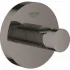 Крючок для халата GROHE Essentials, тёмный графит глянец (40364A01) Крючок для халата GROHE Essentials, тёмный графит глянец (40364A01)