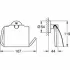 Держатель для туалетной бумаги GROHE Essentials, тёмный графит глянец (40367A01) Держатель для туалетной бумаги GROHE Essentials, тёмный графит глянец (40367A01)
