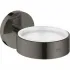 Держатель GROHE Essentials, тёмный графит глянец (40369A01) Держатель GROHE Essentials, тёмный графит глянец (40369A01)
